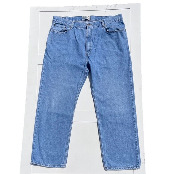 Levi’s Signature Men’s Jeans 42x30 Medium Wash Regular Fit 100% Cotton Denim - Picture 1 of 11
